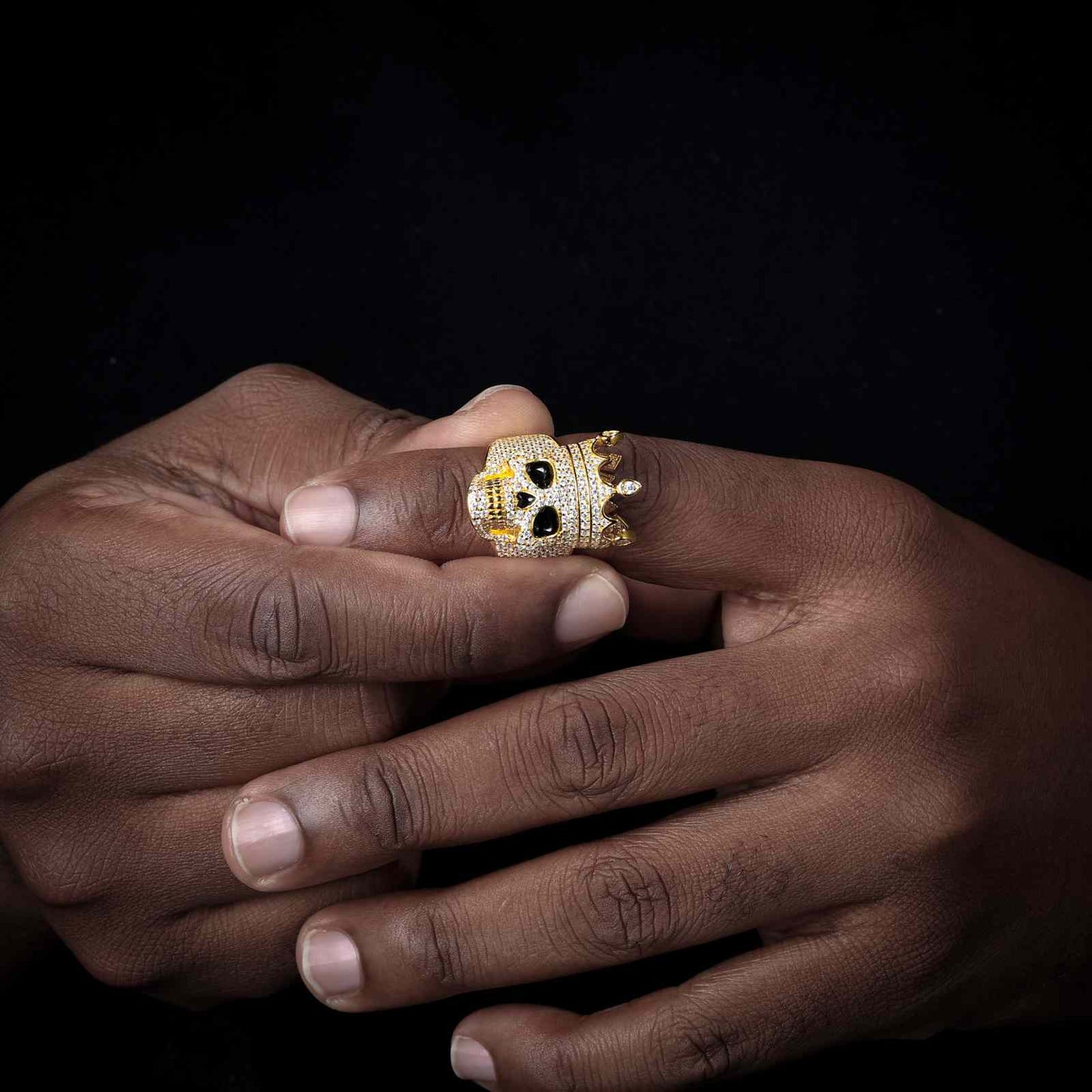 S925 Moissanite King Calvary Ring
