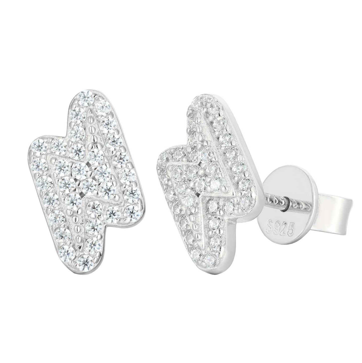 2mm-5mm 1 Row Moissanite Huggie Hoop Earrings