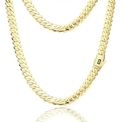 18K Gold Miami Cuban Link Chain Collection