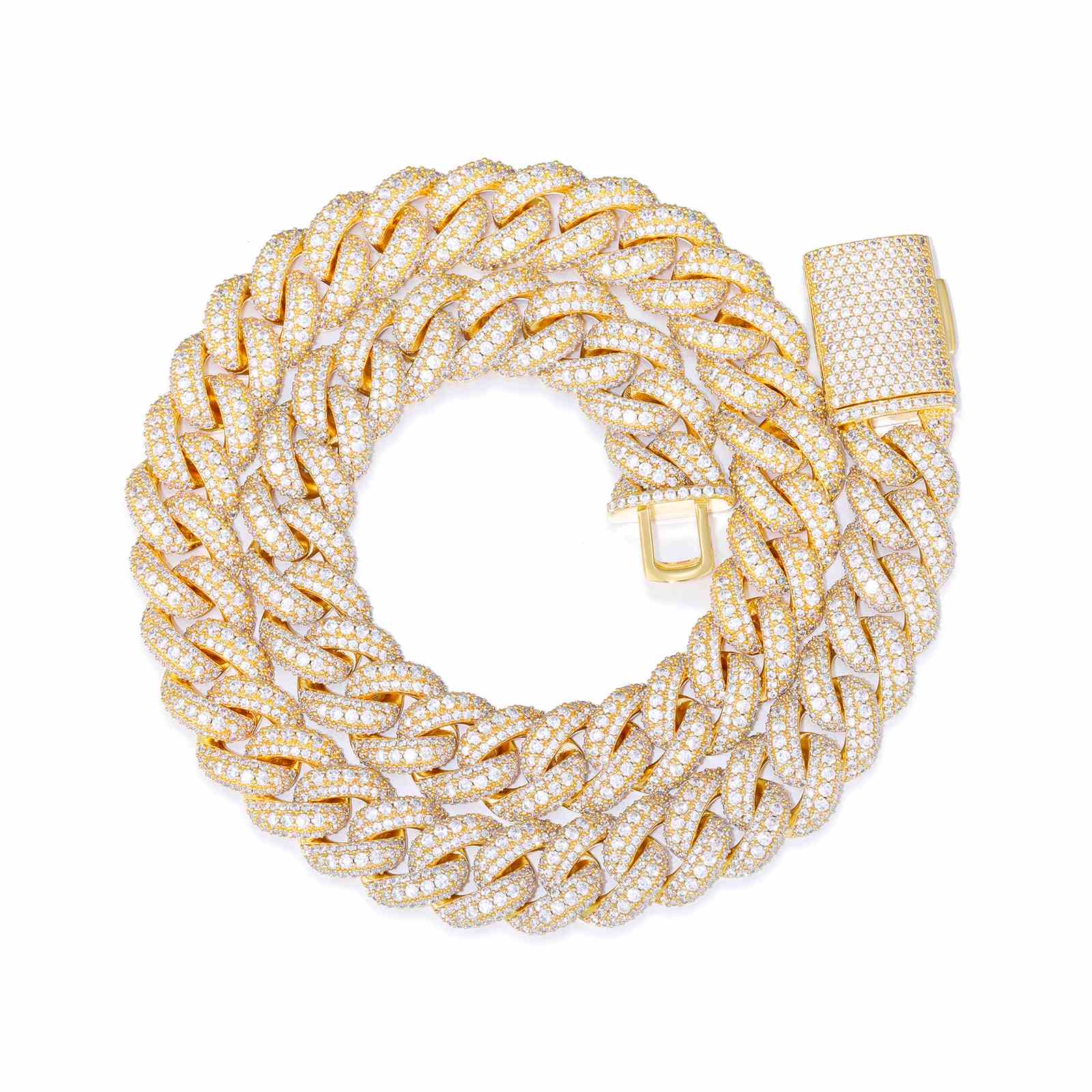 18K Gold Miami Cuban Link Chain Collection