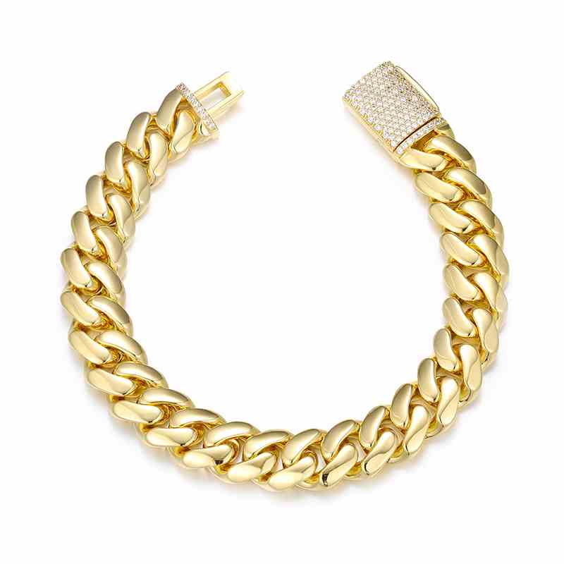 Gold Miami Cuban Link Bracelet