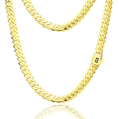 18K Gold Miami Cuban Link Chain Collection