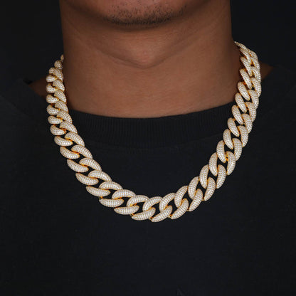 18K Gold Miami Cuban Link Chain Collection