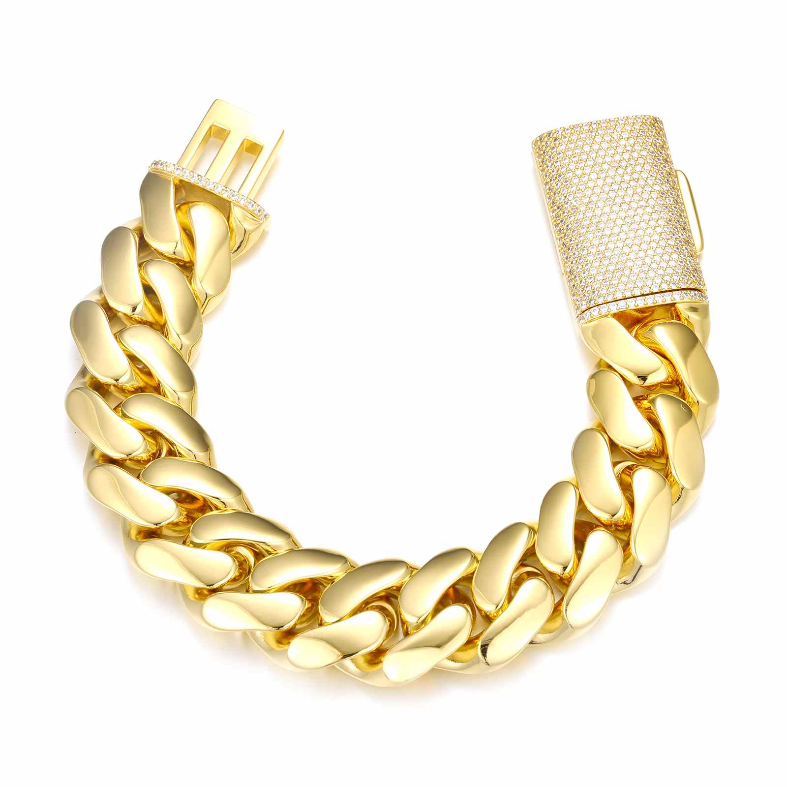 18K Gold Miami Cuban Link Chain Collection