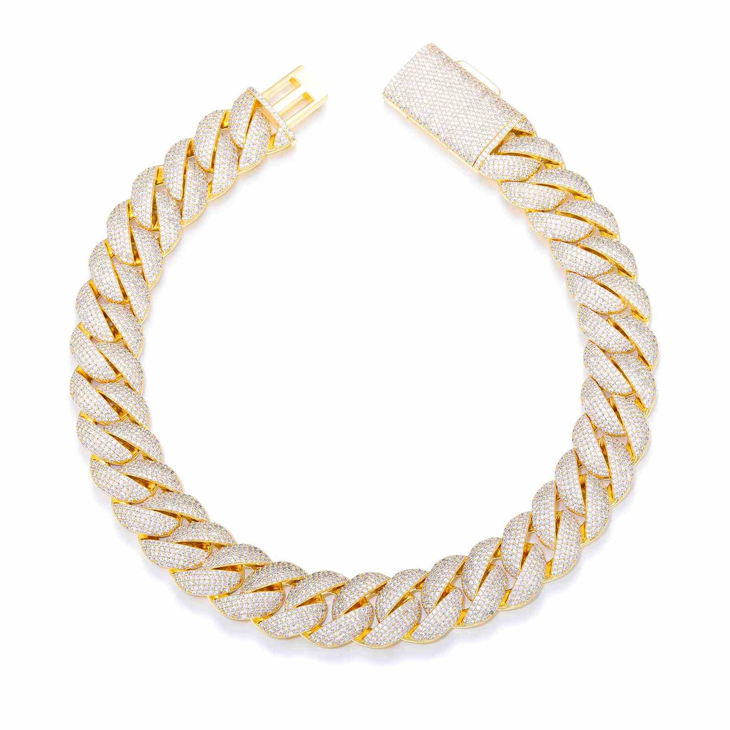 18K Gold Miami Cuban Link Chain Collection