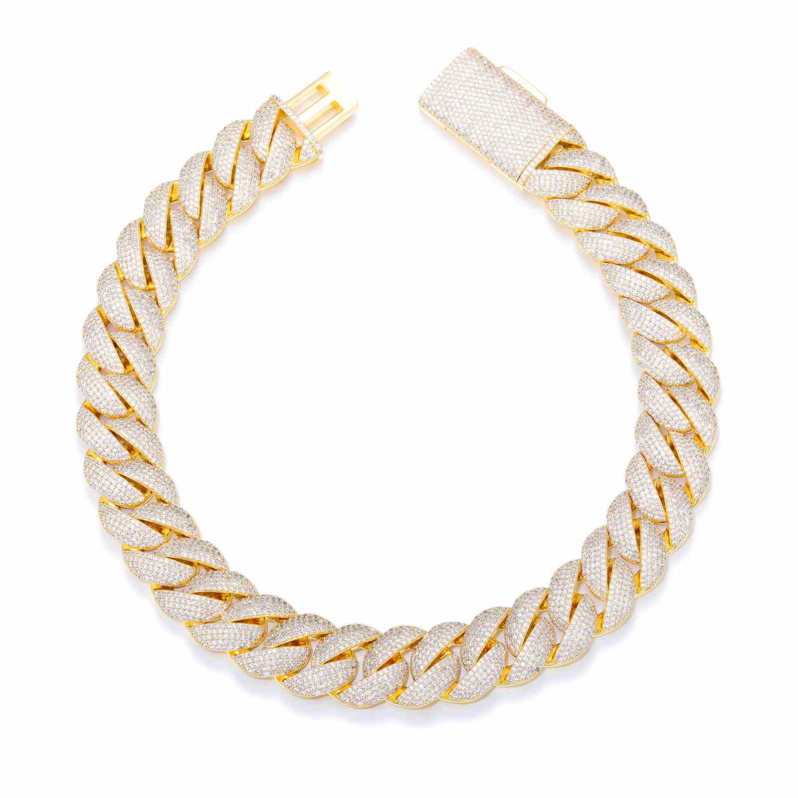 18K Gold Miami Cuban Link Chain Collection