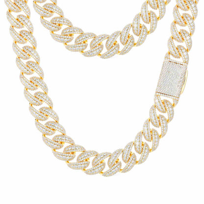 18K Gold Miami Cuban Link Chain Collection