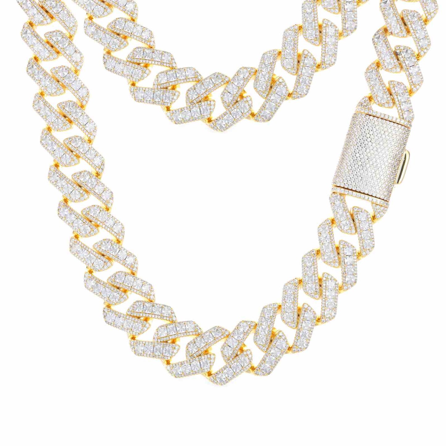 18K Gold Miami Cuban Link Chain Collection