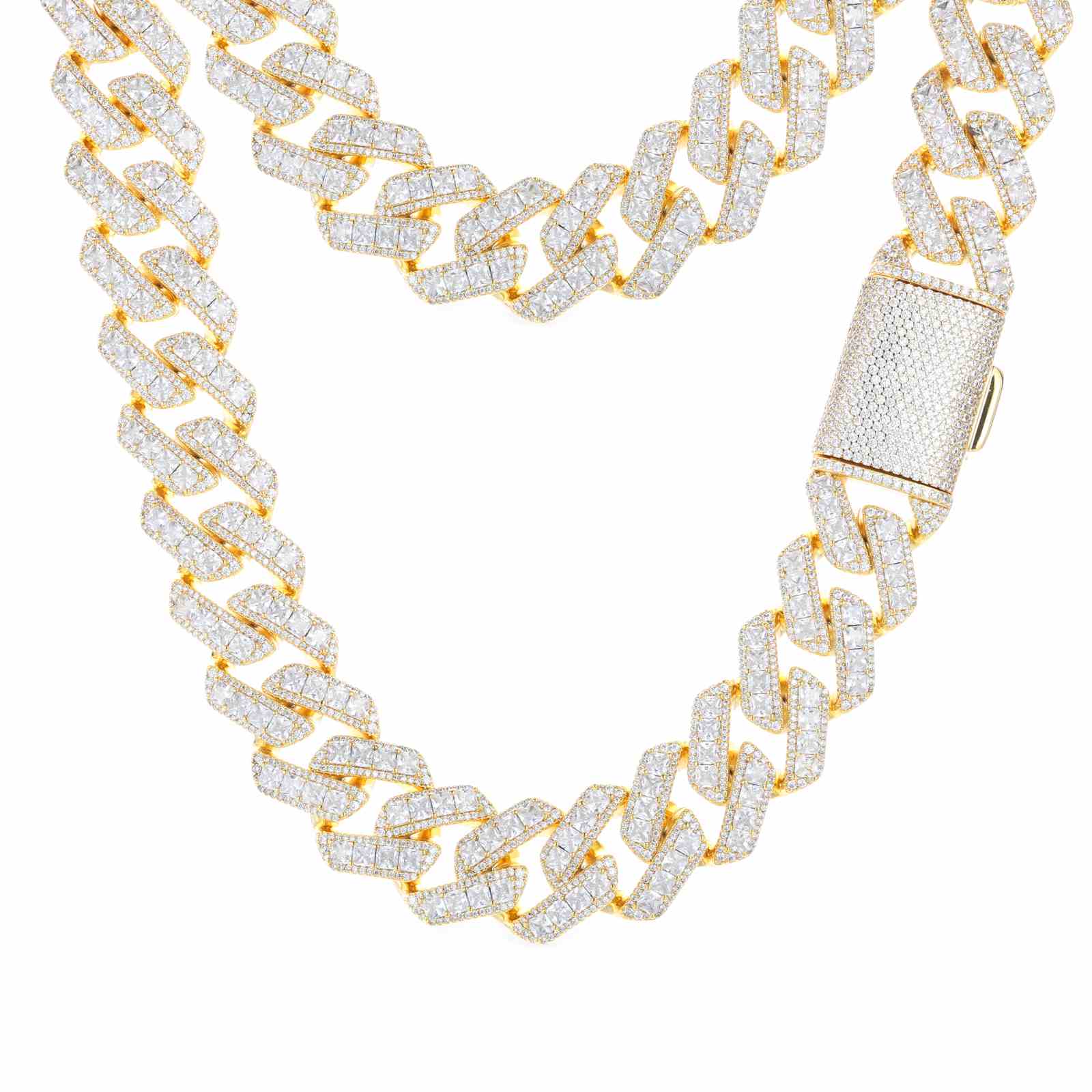 18K Gold Miami Cuban Link Chain Collection