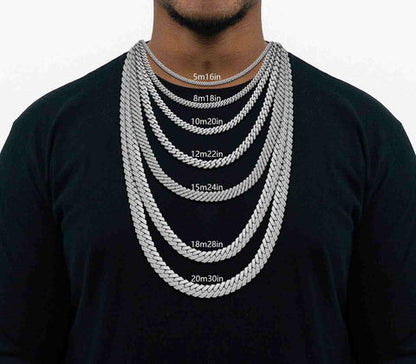 18K Gold Miami Cuban Link Chain Collection
