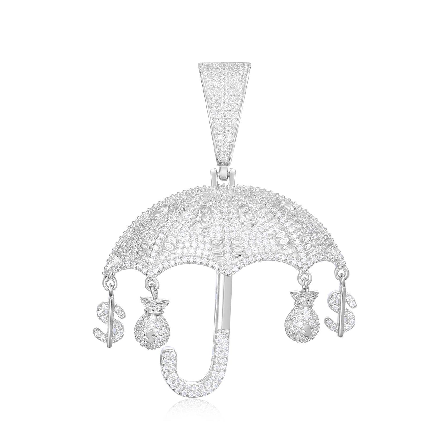 S925 Moissanite Hercules Money Bag Pendant