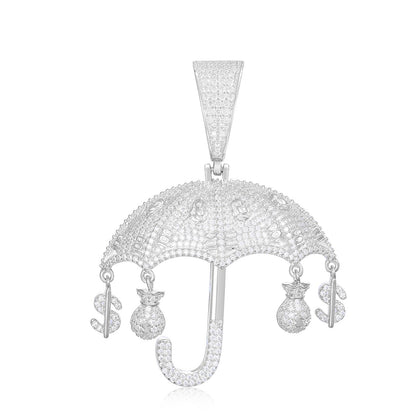 S925 Moissanite Hercules Money Bag Pendant