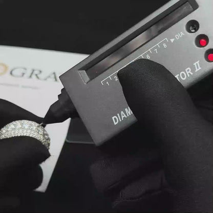 S925 5 Layers Moissanite Band Ring