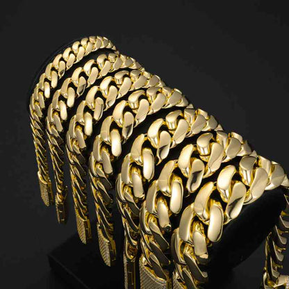 Gold Miami Cuban Link Bracelet