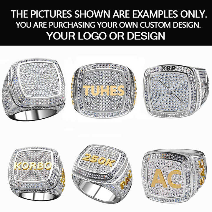 S925 Moissanite Customized Name Ring