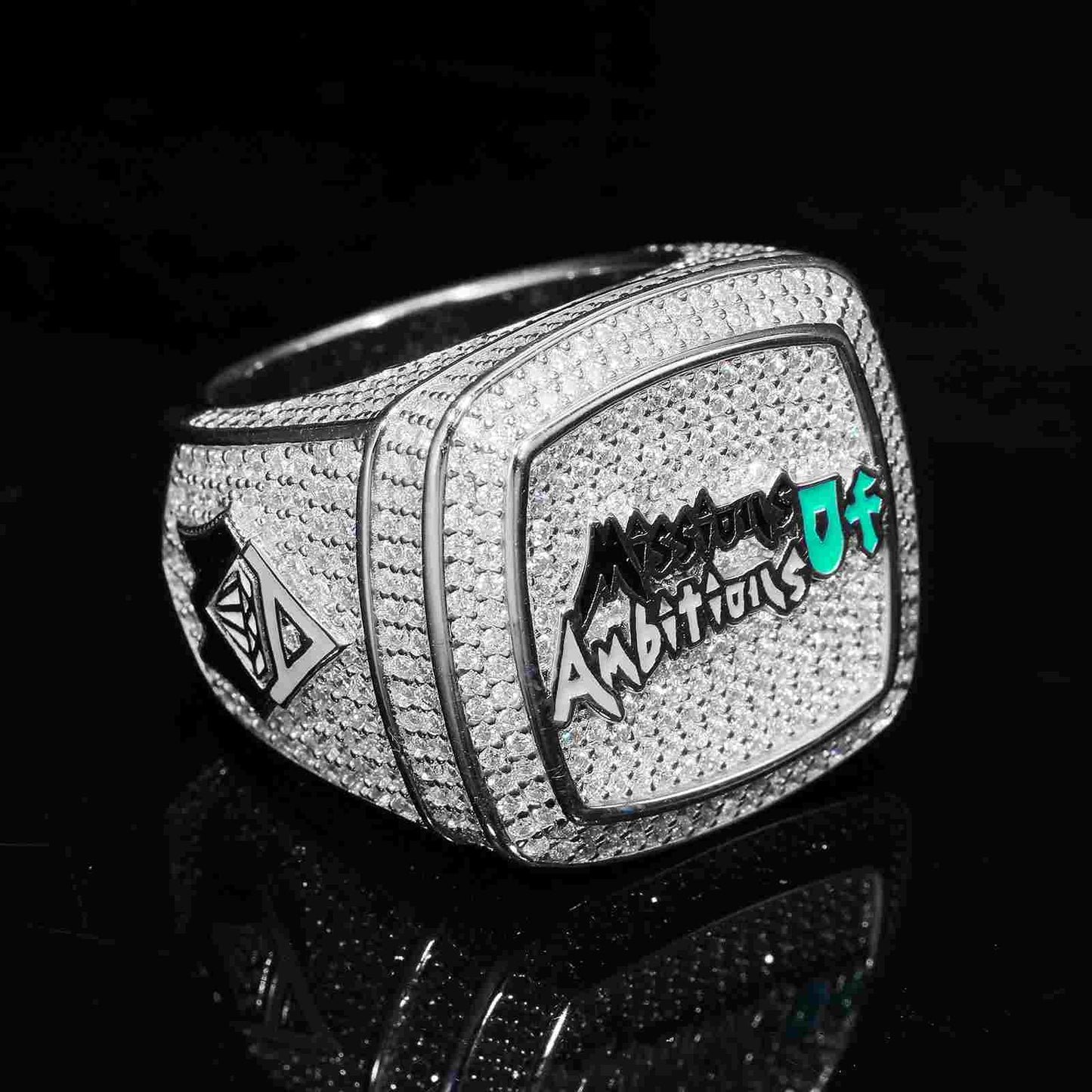 S925 Moissanite Customized Name Ring