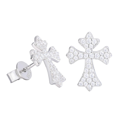 2mm-5mm 1 Row Moissanite Huggie Hoop Earrings