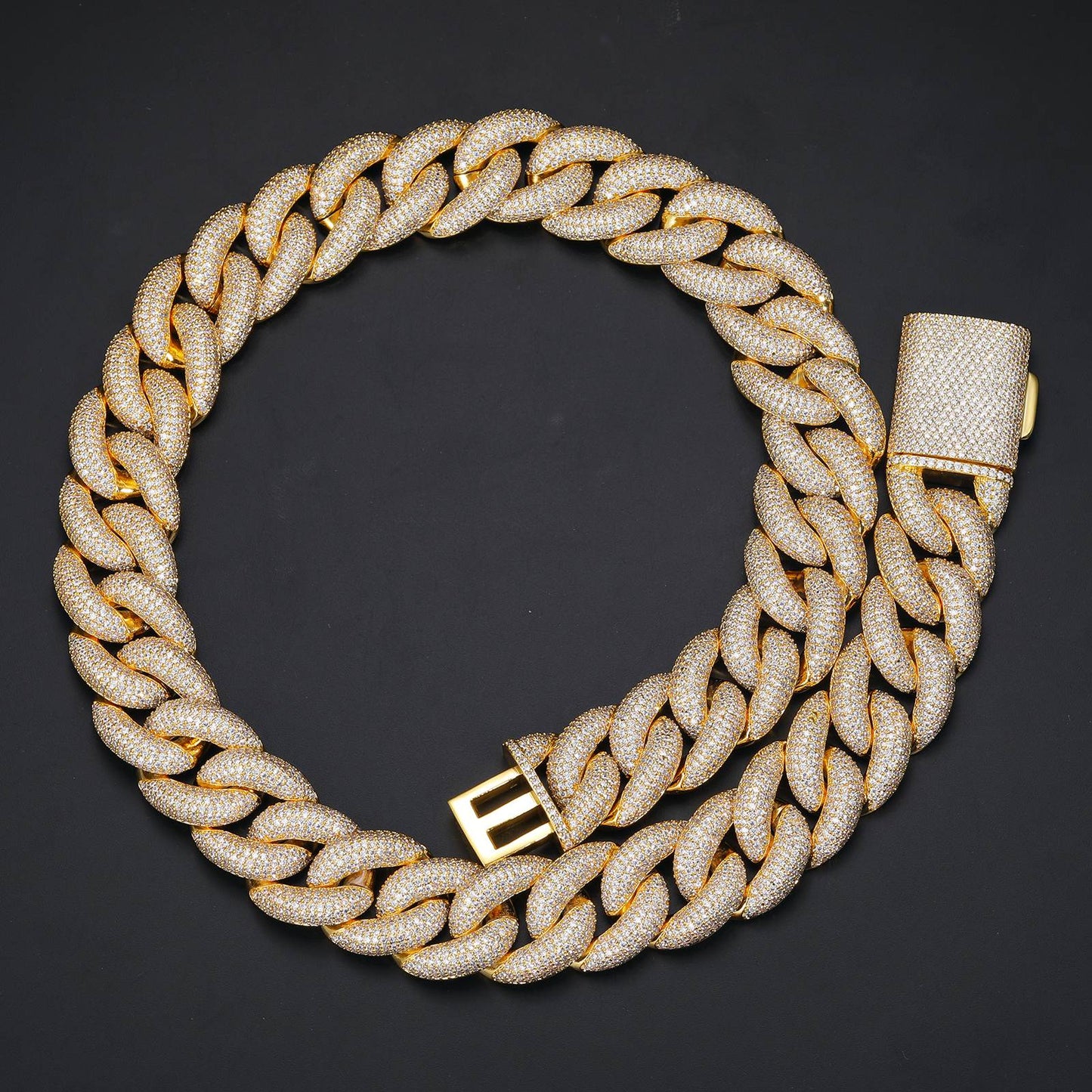18K Gold Miami Cuban Link Chain Collection