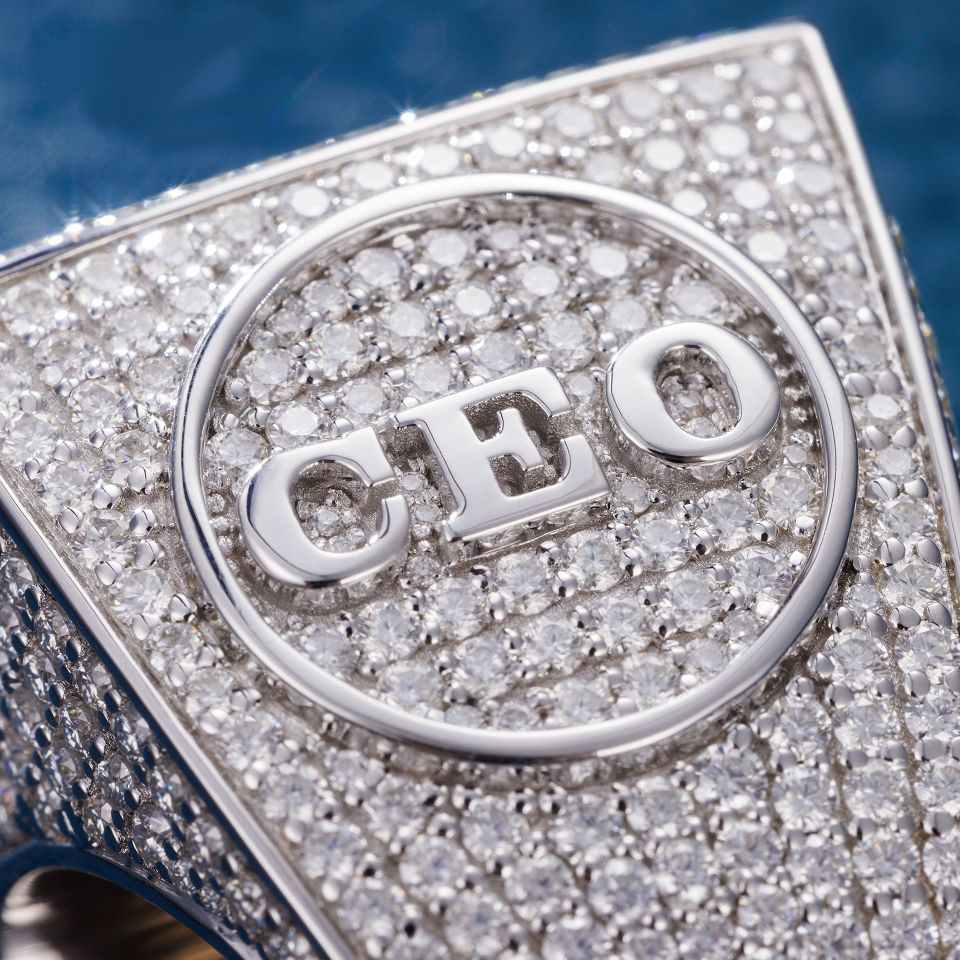 S925 Moissanite Customized Name Ring