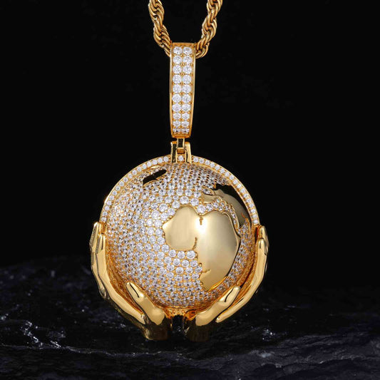 S925 Moissanite Guardian of The Earth Pendant