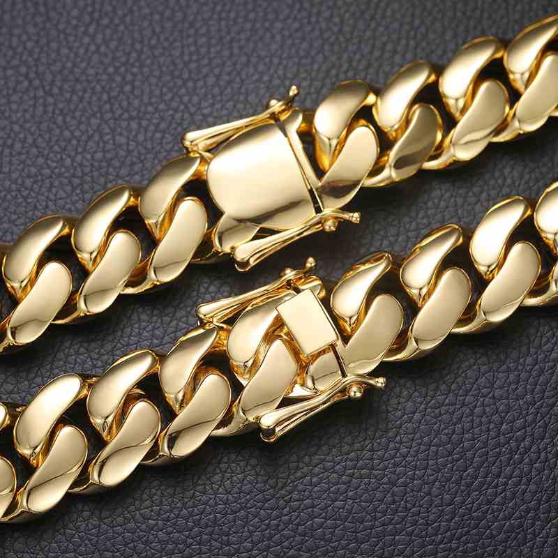 Gold Miami Cuban Link Bracelet