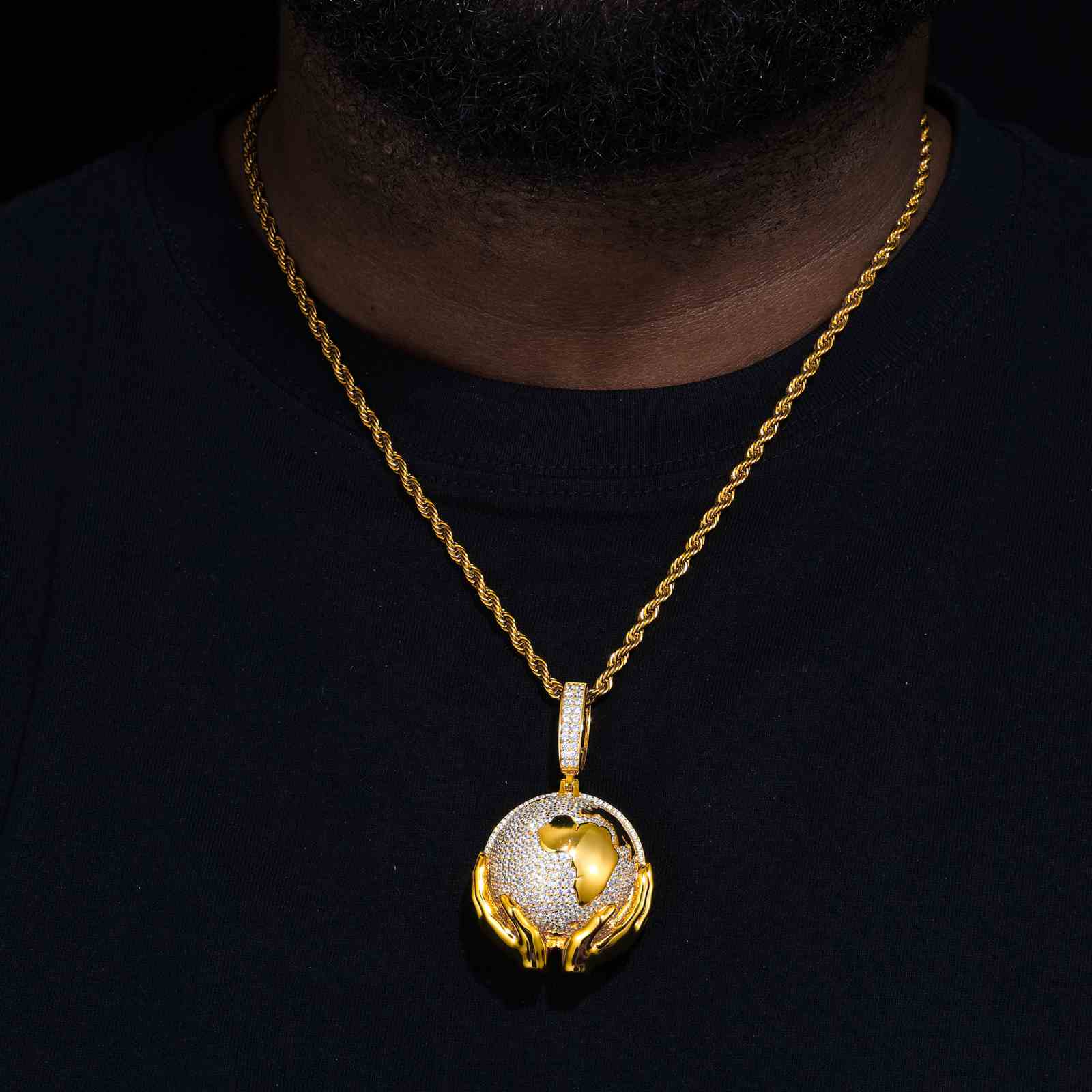 S925 Moissanite Guardian of The Earth Pendant