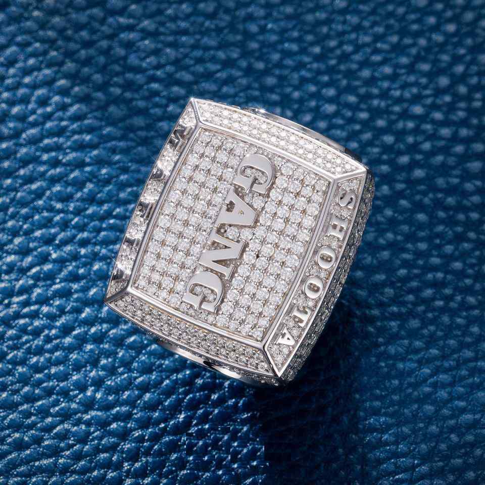 S925 Moissanite Customized Name Ring