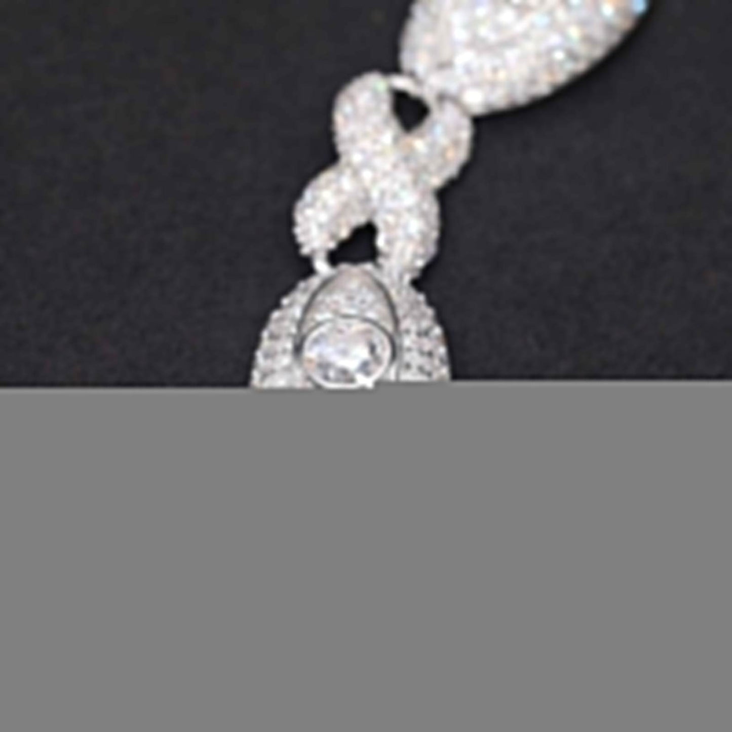 11mm S925 Moissanite Evil Eye Infinity Cuban Link Bracelet