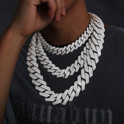 6mm-22mm S925 Moissanite Cuban Link Chain Collection