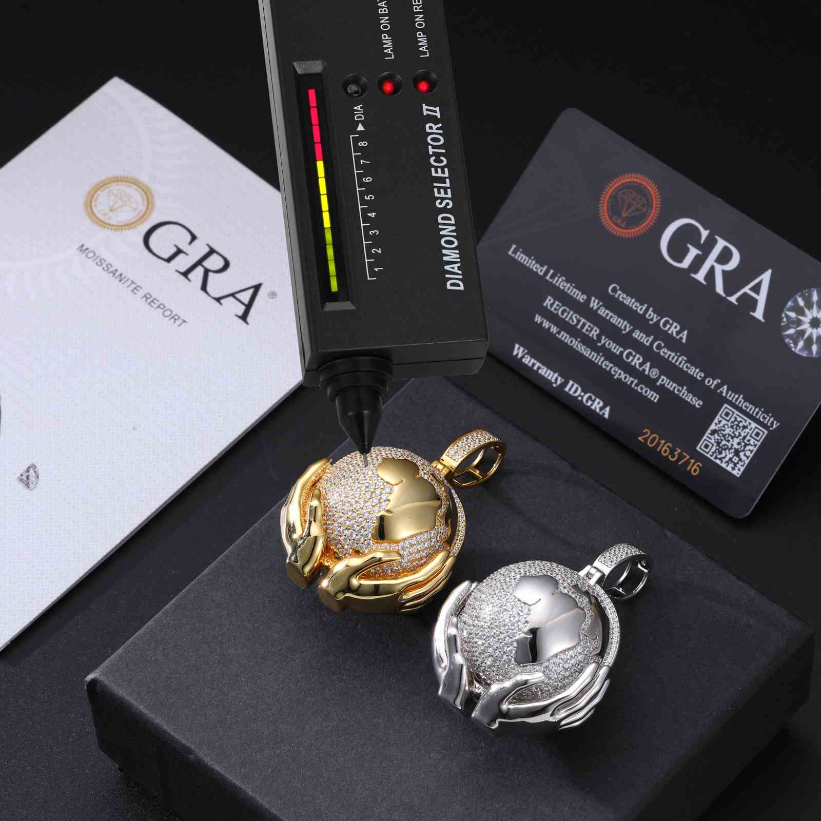 S925 Moissanite Guardian of The Earth Pendant