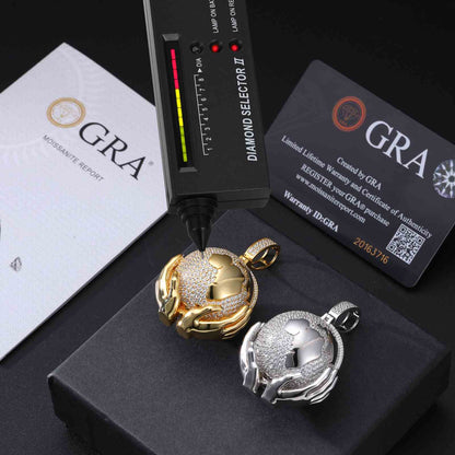 S925 Moissanite Guardian of The Earth Pendant