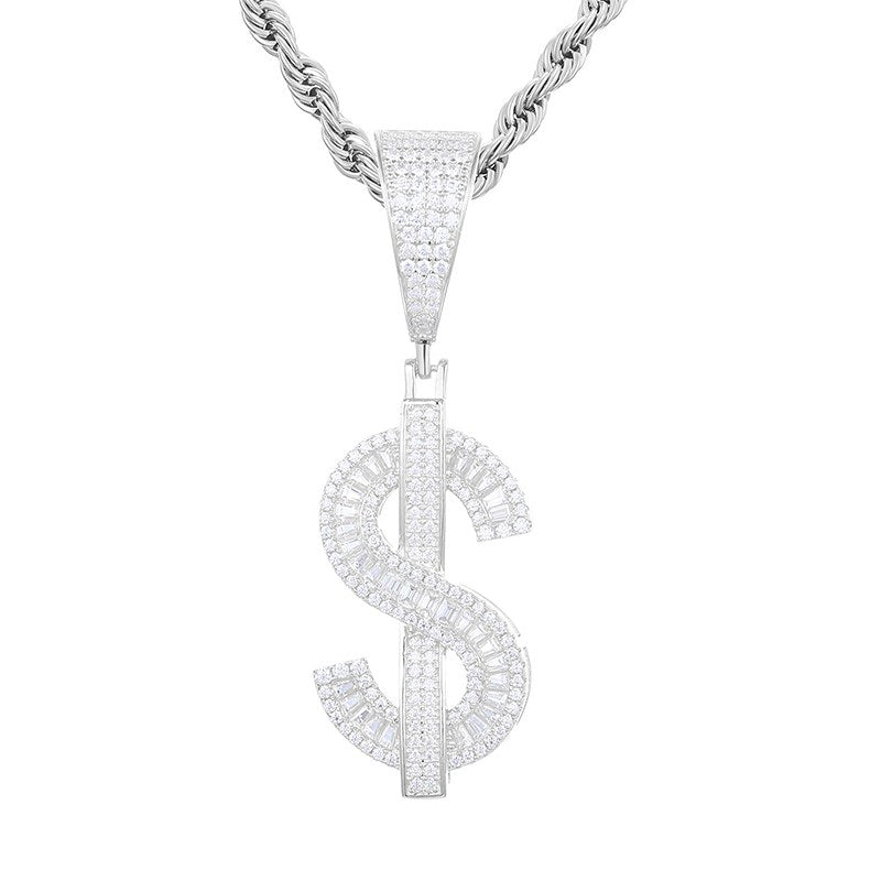 S925 Moissanite Hercules Money Bag Pendant