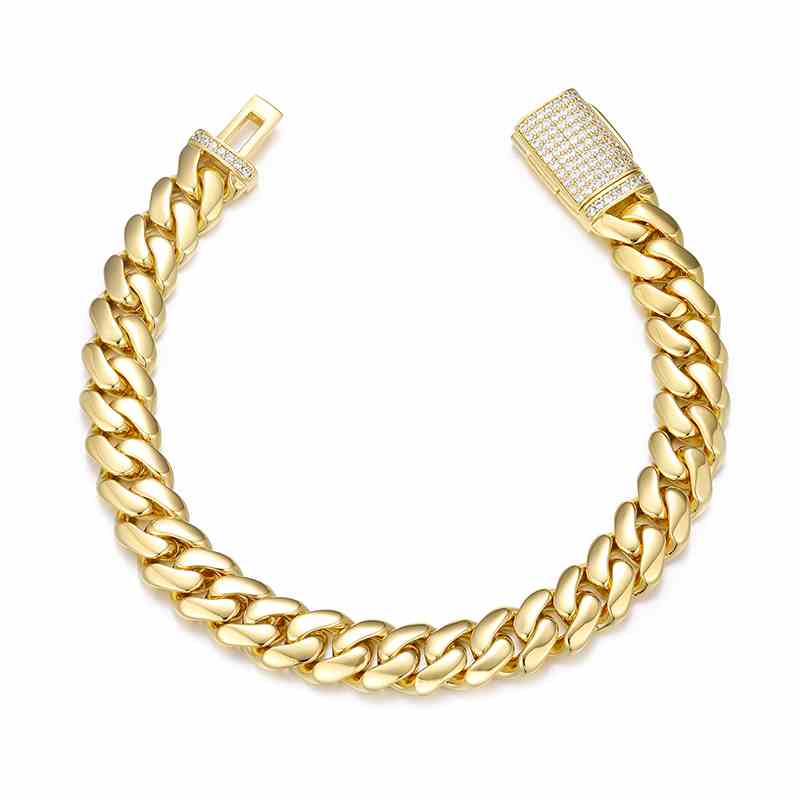Gold Miami Cuban Link Bracelet