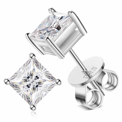 2mm-5mm 1 Row Moissanite Huggie Hoop Earrings