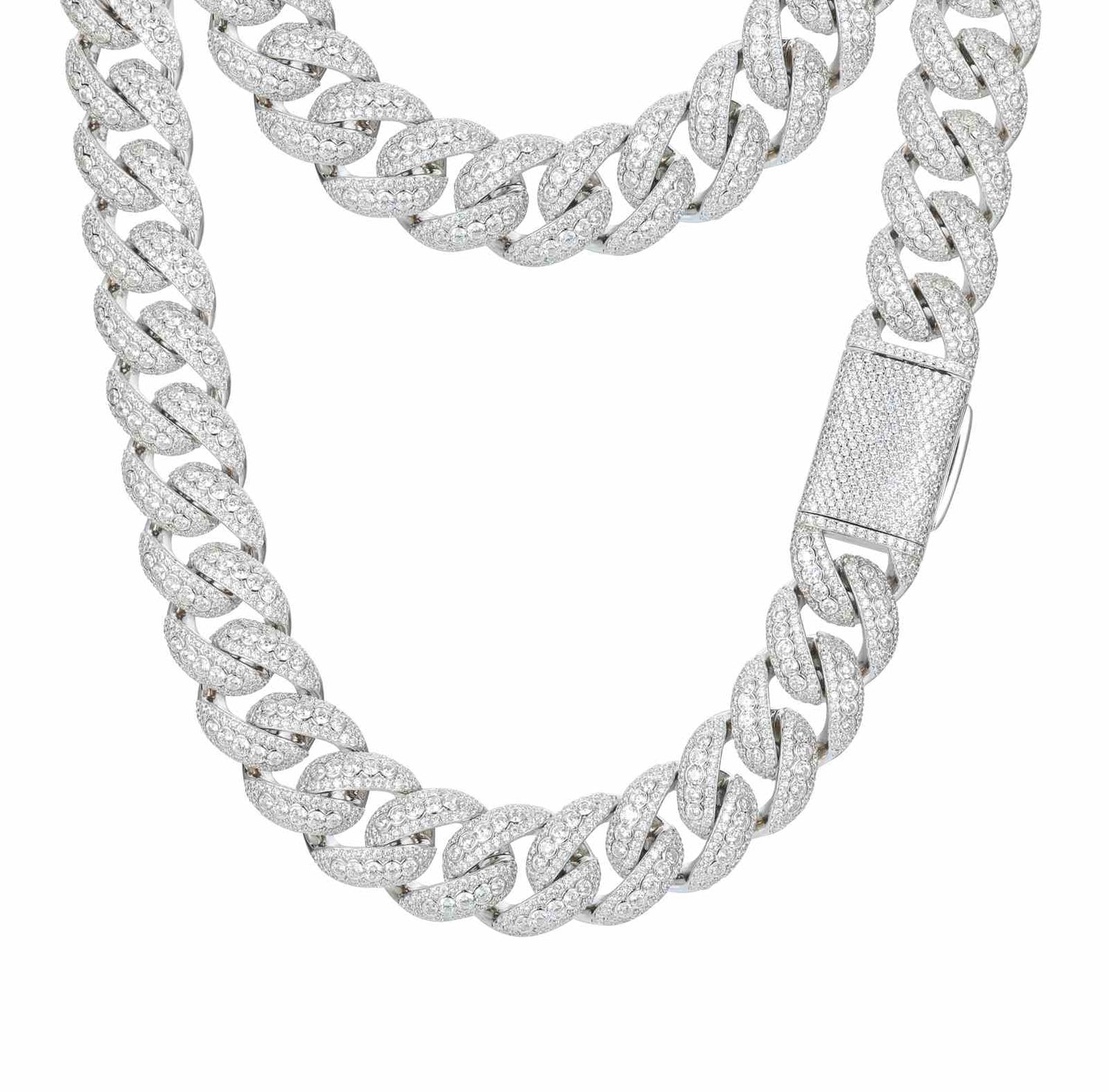 18K Gold Miami Cuban Link Chain Collection