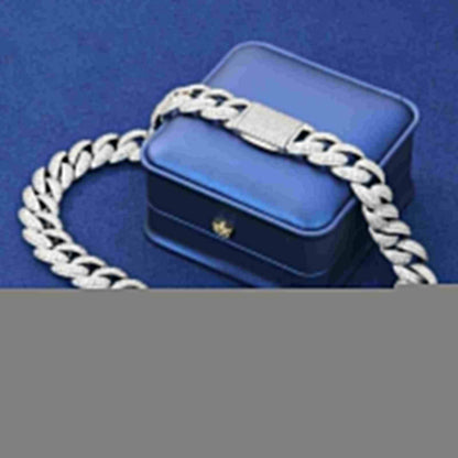 18mm Star Trails Bubble Cuban Link Chain